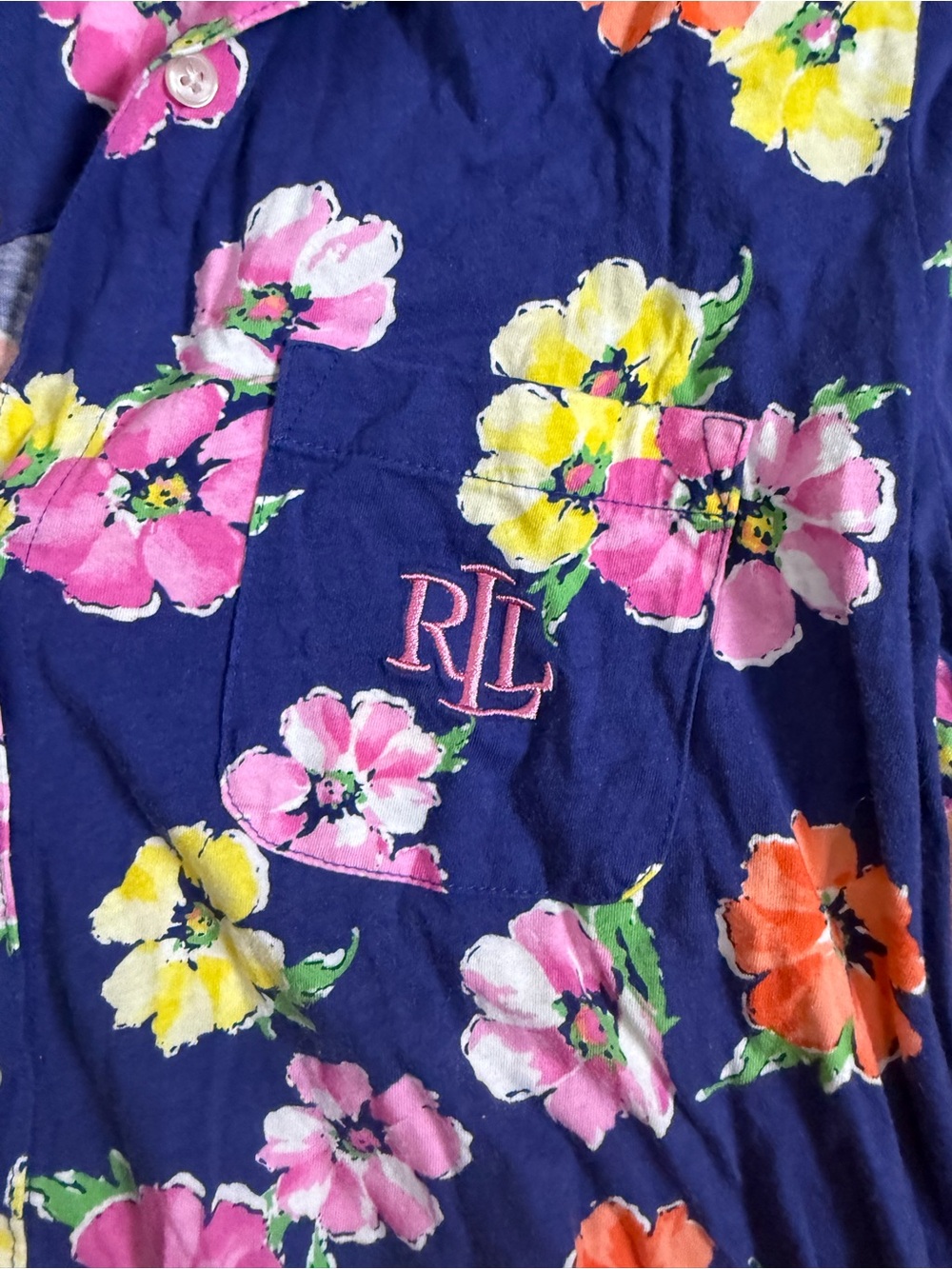 Lauren Ralph Lauren Floral Sleep Shirt - Picture 2 of 6